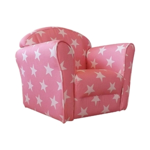 Kidsaw Mini White Stars Armchair-Pink (MAP2)