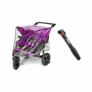Out n About Double Nipper Rain Cover and Tyre Pump