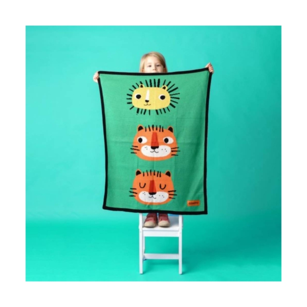 Ziggle Dream Big Stay Cosy Blanket-Easy Tiger