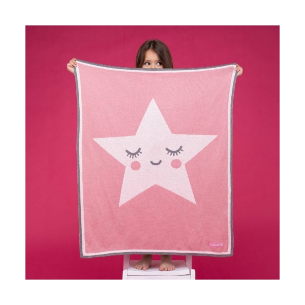Ziggle Dream Big Stay Cosy Blanket-Happy Star