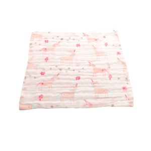 Ziggle Soft Superhero Muslin Washcloths-Unicornland