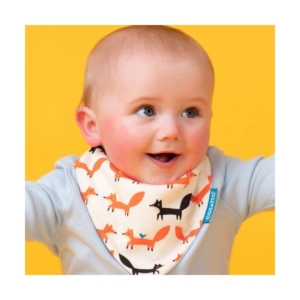 Ziggle Super Absorbent Waterproof Dribble Bib- Mister Fox