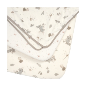 Cocoon Bedside Crib Starter Pack-White/Brown