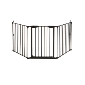 Dreambaby Newport 3-Panel Metal Adapta Gate-Black