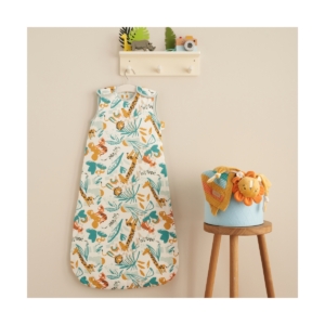 Tutti Bambini Run Wild Baby Sleep Bag-White/Blue/Yellow