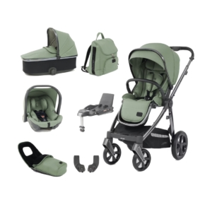 BabyStyle Oyster 3 Gun Metal Finish Edition 7 Piece Luxury Trave