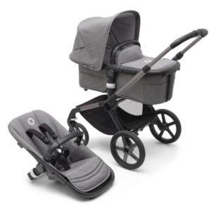 Bugaboo Fox 5 Complete Pushchair Graphite/Grey Melange-Grey Mela