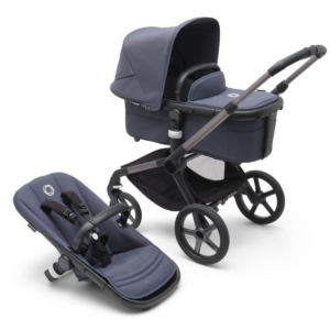 Bugaboo Fox 5 Complete Pushchair Graphite/Stormy Blue-Stormy Blu