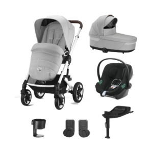 Cybex Talos S Lux Silver Frame 10 Piece Bundle-Lava Grey