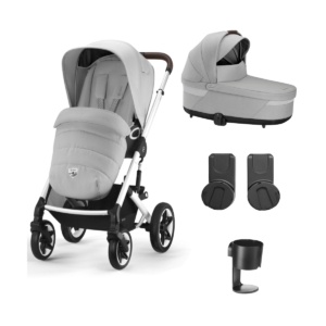 Cybex Talos S Lux Silver Frame 8 Piece Bundle-Lava Grey