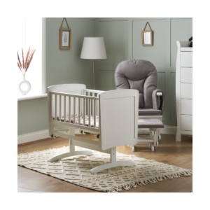 Obaby Gliding Crib–White