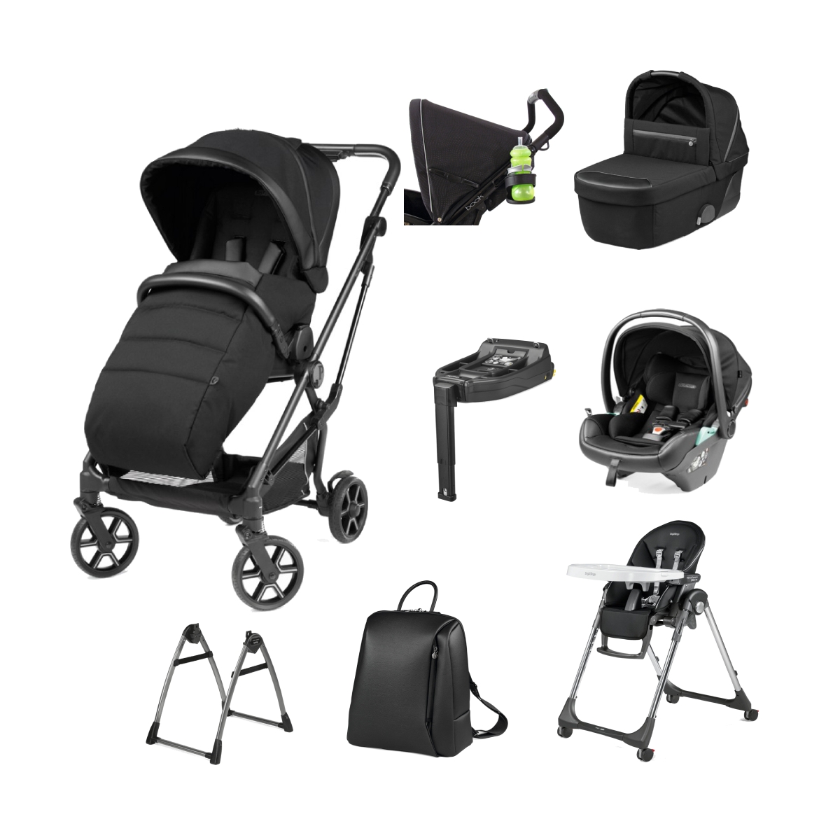 Peg Perego Vivace Special Edition 11 Piece I-Size Bundle with Pr