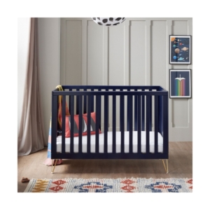 Babymore Kimi Cot Bed-Midnight