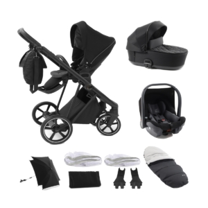 Babystyle Prestige with Vogue Chassis 12 Piece Bundle-Ebony/Blac