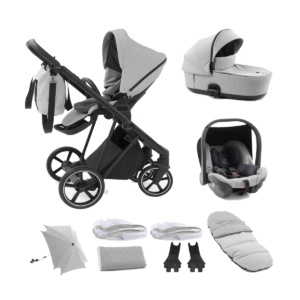 Babystyle Prestige with Vogue Chassis 12 Piece Bundle-Flint/Blac