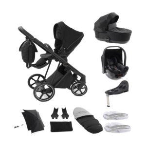 Babystyle Prestige with Vogue Chassis 13 Piece Bundle-Ebony/Blac