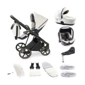 Babystyle Prestige with Vogue Chassis 13 Piece Bundle-Ivory/Blac