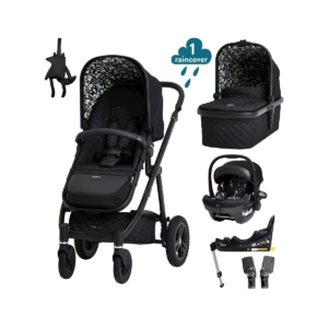 Cosatto Wow 2 Car Seat and i-size Base Bundle-Silhouette