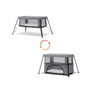 Kinderkraft Movi 2 In 1 Travel Cot-Grey