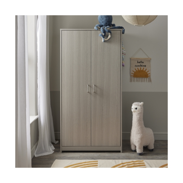 Babymore Caro Wardrobe-Grey Wash