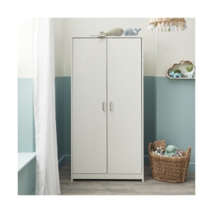 Babymore Caro Wardrobe-White Wash
