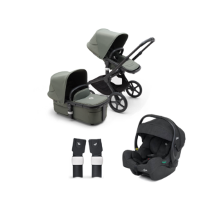 Bugaboo Fox 5 (i-Gemm 3) Travel System Bundle - Black/Forest Gre