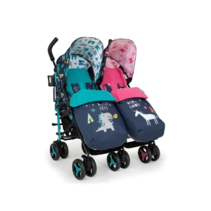 Cosatto Supa Dupa Twin Stroller-Fairytale