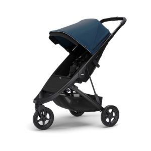Thule Spring City Complete Pushchair - Black/Majolica Blue