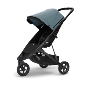 Thule Spring City Complete Pushchair - Black/Teal Melange