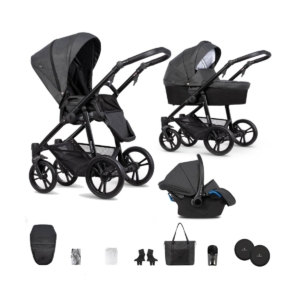 Venicci Genesis 3-in-1 Pram System-Steel Grey