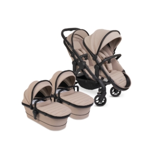 iCandy Peach 7 Twin Pushchair Bundle-Cookie