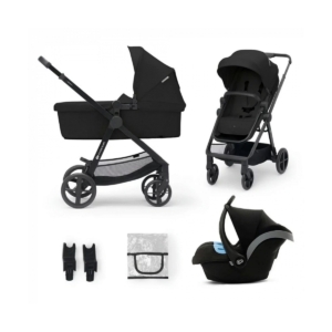 Kinderkraft Newly 3in1 Travel System-Classic Black