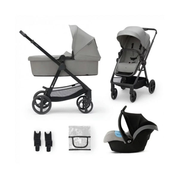 Kinderkraft Newly 3in1 Travel System-Moonlight Grey