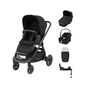 Maxi Cosi Adorra Luxe Pebble 360 Pro Travel System-Twillic Black