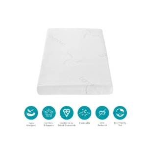 Tutti Bambini Natural Coir Fibre Cot Mattress (70 x 140 cm)