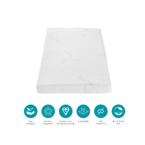 Tutti Bambini Natural Coir Fibre Cot Mattress (70 x 140 cm)