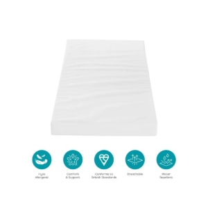 Tutti Bambini Polyester Fibre Cot Bed Mattress (70 x 140 cm)
