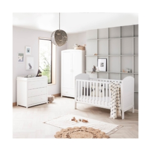 Babymore Aston 3 Piece Roomset-White