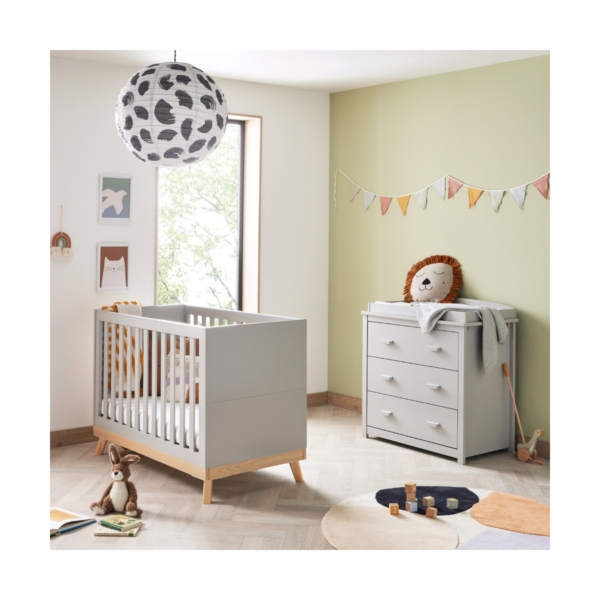 Babymore Mona Mini 2 Piece Roomset-Grey