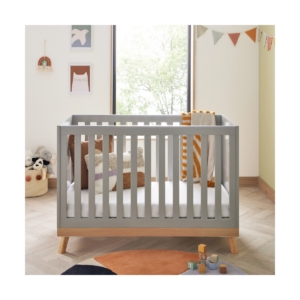 Babymore Mona Mini Cot Bed-Grey