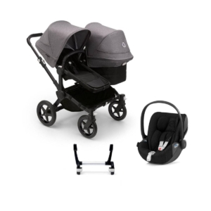 Buagboo Donkey 5 Duo (Cloud Z) Travel System Bundle-Graphite/Gre