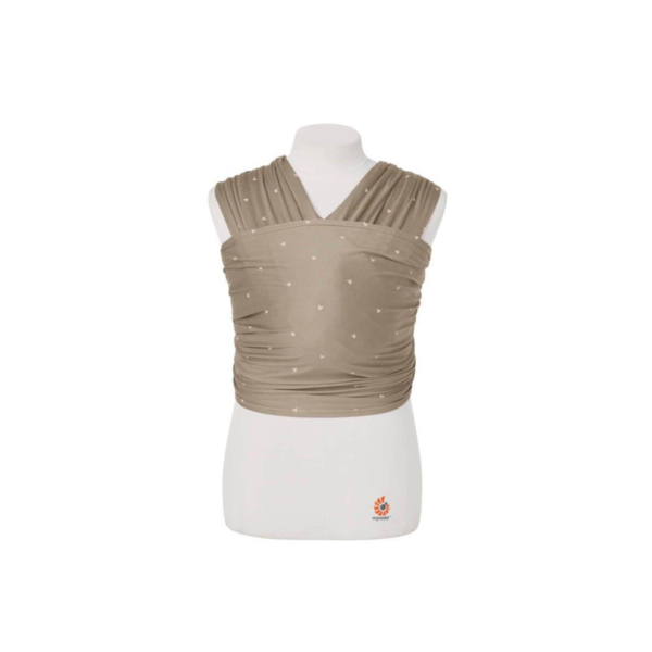 Ergobaby Aura Baby Wrap - Olive Hearts