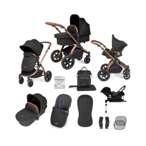 Ickle Bubba Stomp Luxe Bronze Frame Travel System with Galaxy Ca