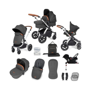 Ickle Bubba Stomp Luxe Silver Frame Travel System with Galaxy Ca