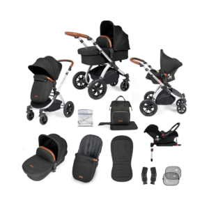 Ickle Bubba Stomp Luxe Silver Frame Travel System with Galaxy Ca
