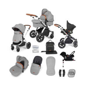 Ickle Bubba Stomp Luxe Silver Frame Travel System with Galaxy Ca
