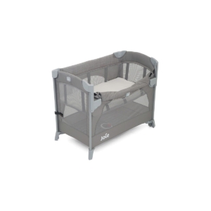Joie Kubbie Sleep Bedside Travel Cot-Foggy Grey