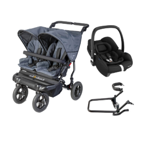 Out N About GT Double Travel System-Steel Grey