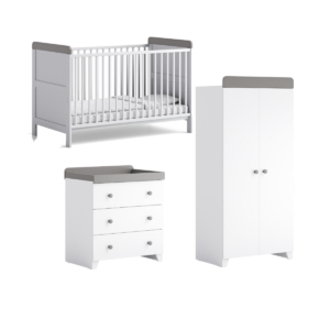 Aya Neo 3 Piece Roomset - White/Grey