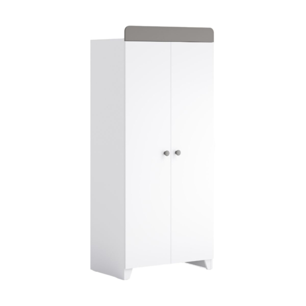Aya Neo Wardrobe - White/Grey